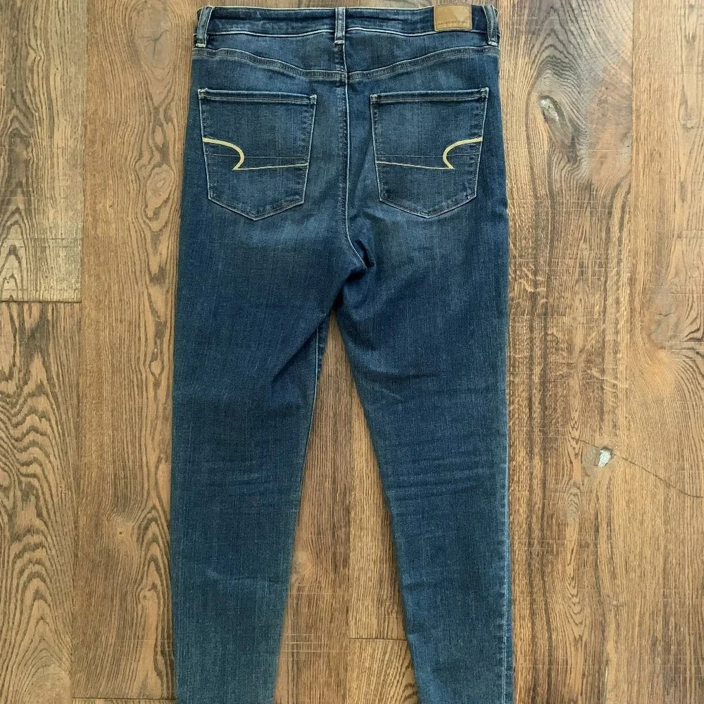 American Eagle Next Level Highest Waist Jegging Jeans size 12 Regular - Picture 7 of 12